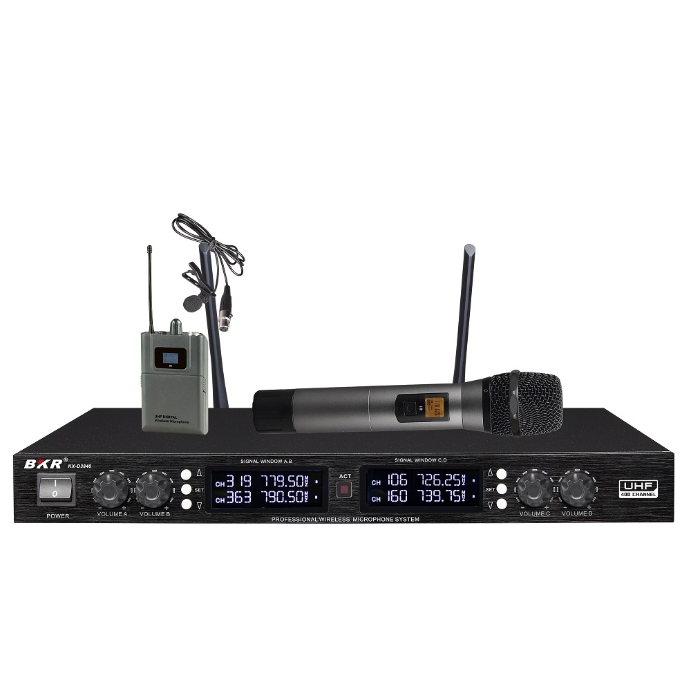 Hệ thống âm thanh BKR KX‐D3840 - Micro cầm tay